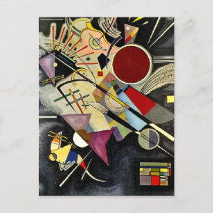 Kandinsky - Black Accompaniment Postcard