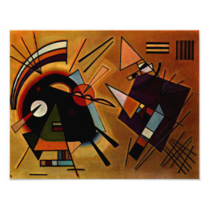 Kandinsky - Black and Violet, Photo Print