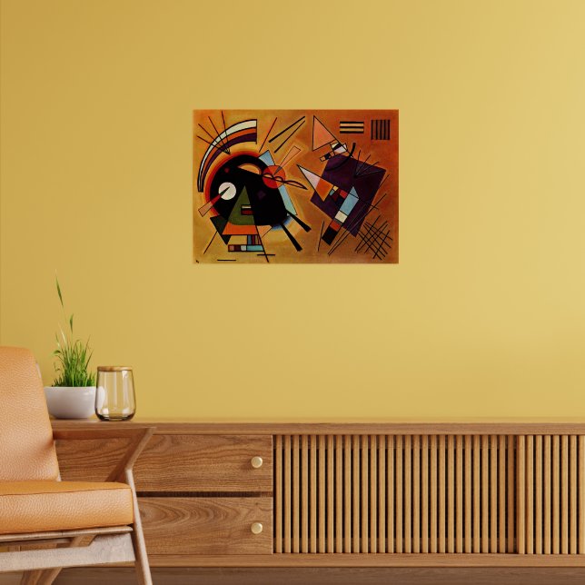 Kandinsky - Black and Violet, Poster (Living Room 2)