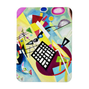 Kandinsky Black Grid Magnet