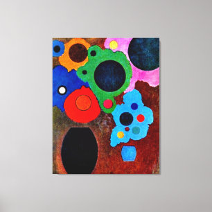 Kandinsky - Black Increasing, Canvas Print