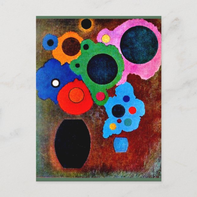 Kandinsky - Black Increasing, Postcard (Front)