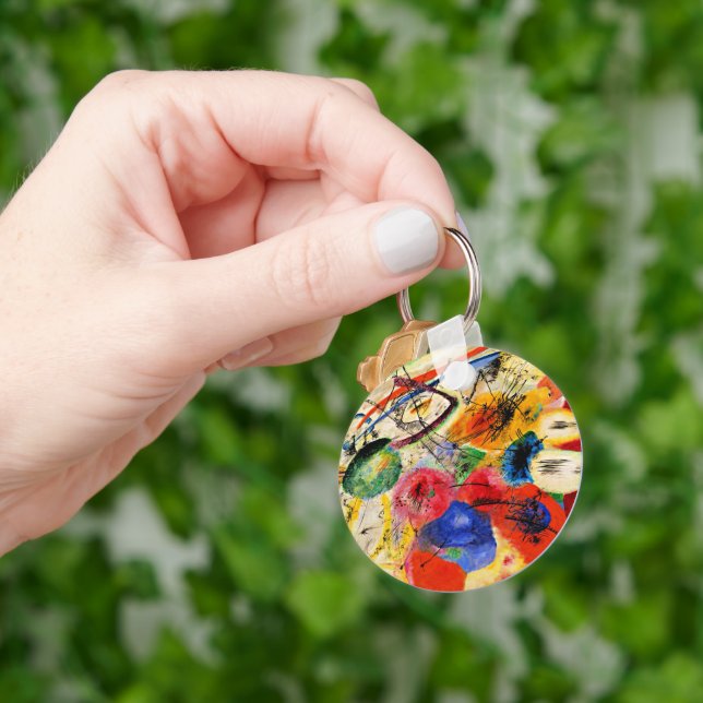 Kandinsky - Black Lines Key Ring (Hand)