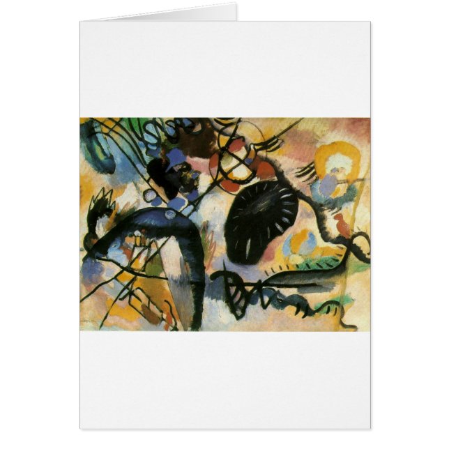 Kandinsky Black Spot Abstract Artwork (Front)