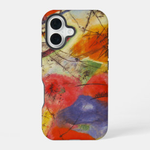 Kandinsky Black Strokes Abstract Painting iPhone 16 Case