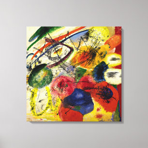 Kandinsky - Black Strokes Canvas Print