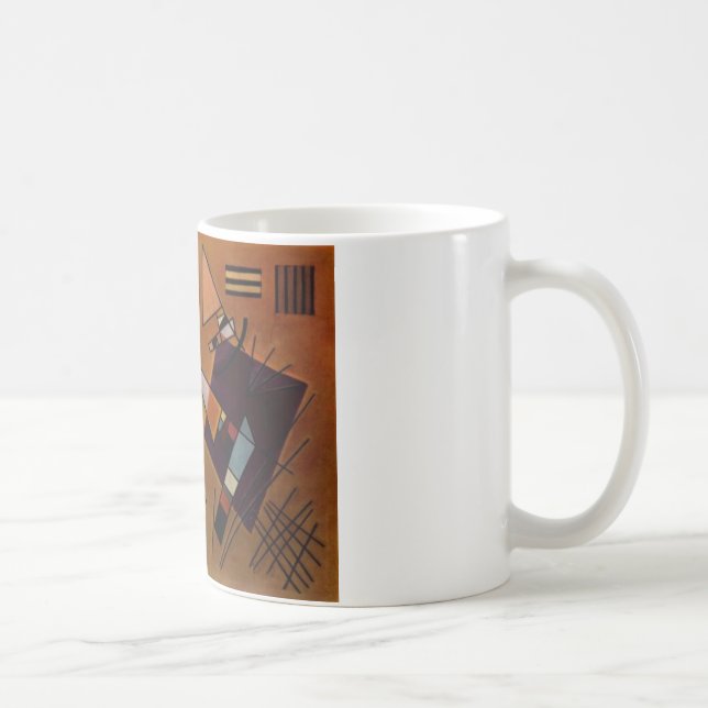 Kandinsky Black Violet Coffee Mug (Right)