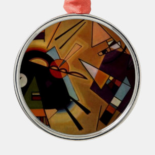 Kandinsky Black Violet Metal Tree Decoration