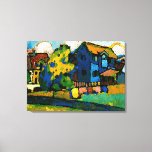 Kandinsky - Blaues Haus Klein Canvas Print