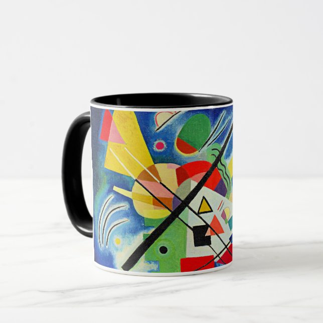 Kandinsky - Blue Painting, Mug (Front Left)