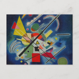 Kandinsky - Blue Painting Postcard