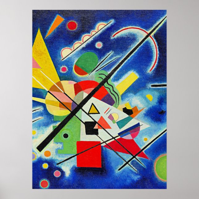 Kandinsky - Blue Painting, Poster (Front)