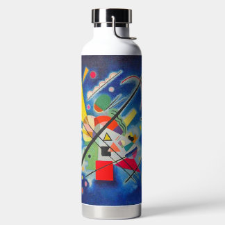 Kandinsky Blue Painting Water Bottle