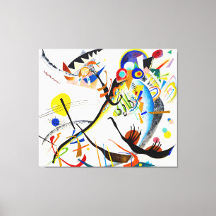 KANDINSKY - BLUE SEGMENT - 1921 - Bauhaus - Canvas Print