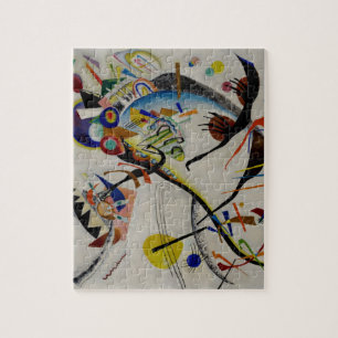 Kandinsky Blue Segment Jigsaw Puzzle