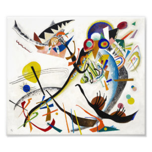 Kandinsky Blue Segment Print