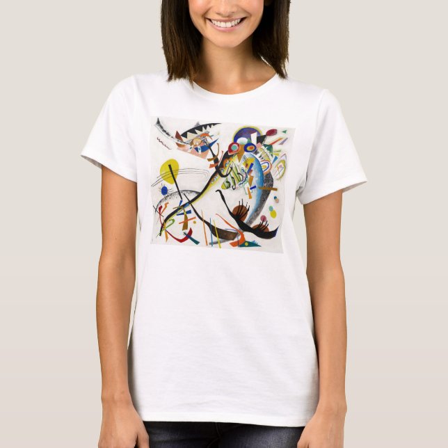 Kandinsky Blue Segment T-shirt (Front)