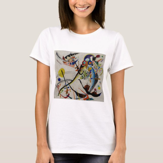 Kandinsky Blue Segment T-Shirt (Front)