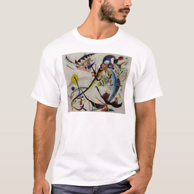 Kandinsky Blue Segment T-Shirt (Front)