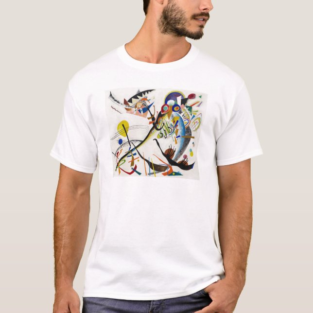 Kandinsky Blue Segment T-shirt (Front)