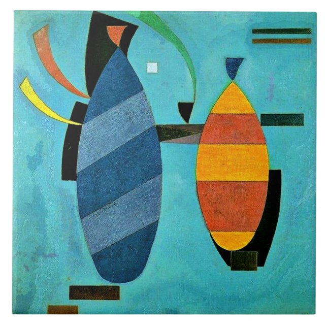 Kandinsky - Both Striped Tile (Front)