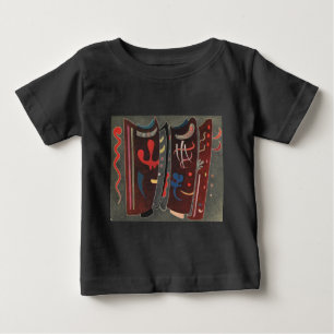 Kandinsky Brown with Supplement Abstract Baby T-Shirt