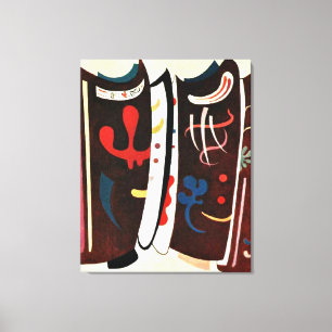 Kandinsky - Brown with Supplement Canvas Print