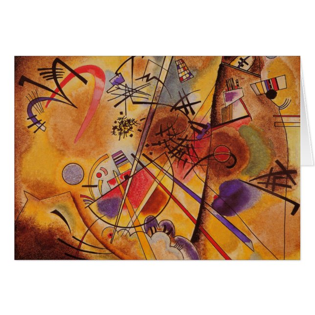 Kandinsky Brown Yellow Red Blue (Front Horizontal)