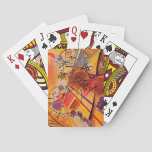 Kandinsky Brown Yellow Red Blue Playing Cards