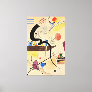 KANDINSKY - CALM BEND - 1924 - Bauhaus - Canvas Print