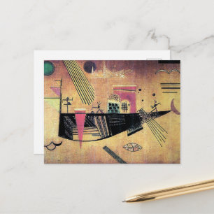 Kandinsky - Capricious, famous painting, Postcard