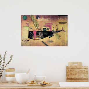 Kandinsky - Capricious, famous painting, Poster