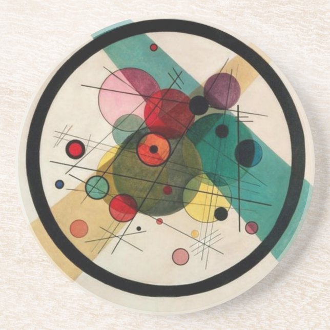 Kandinsky - Circle in a Circle Coaster (Front)