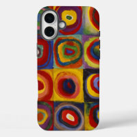 Kandinsky Colour Study of Squares Circles