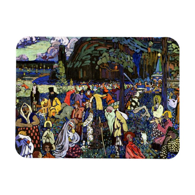 Kandinsky - Colourful Life Magnet (Horizontal)