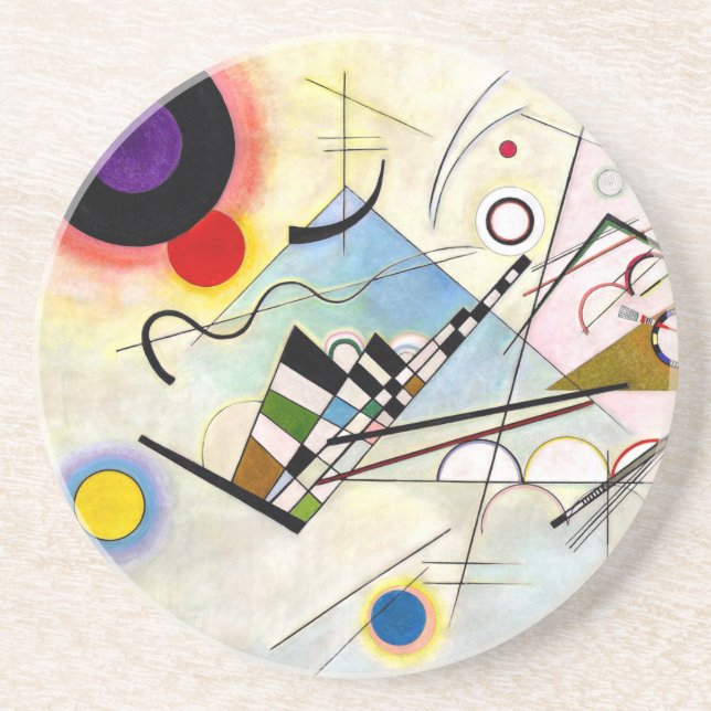 Kandinsky Composition 8 Coaster (Front)