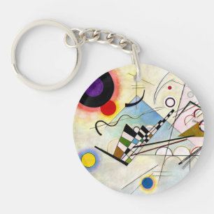 Kandinsky Composition 8 Key Ring