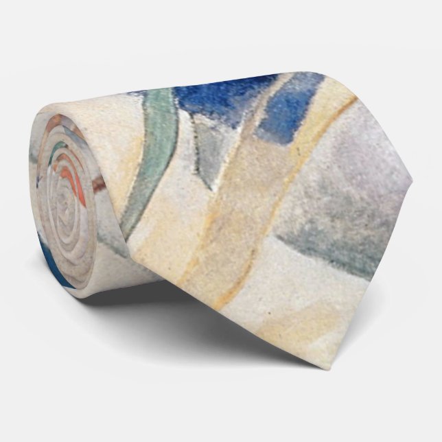 Kandinsky Composition Abstract Artwork Tie (Rolled)