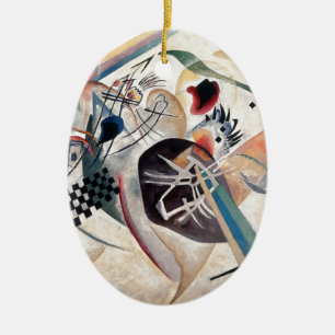 Kandinsky Composition Abstract Ceramic Tree Decoration