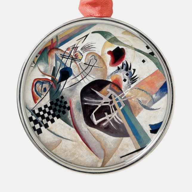 Kandinsky Composition Abstract Metal Tree Decoration (Front)