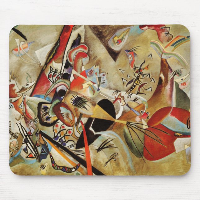 Kandinsky Composition Abstract Mouse Pad (Front)