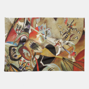 Kandinsky Composition Abstract Tea Towel