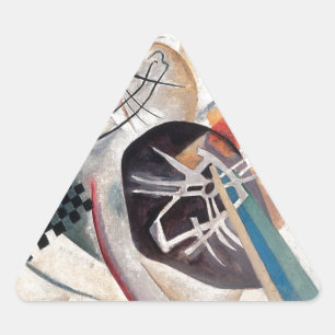 Kandinsky Composition Abstract Triangle Sticker