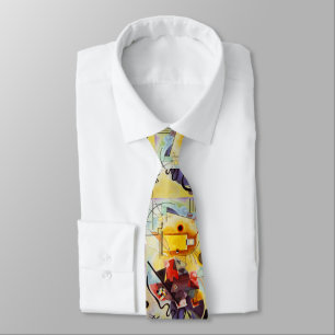 Kandinsky Composition Expressionist Abstract Art Tie
