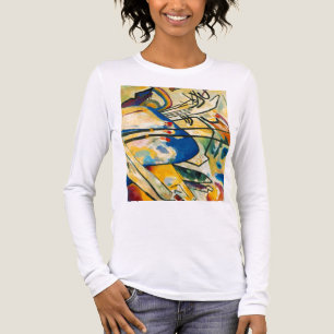 Kandinsky Composition IV Abstract Art Royal Blue Tri-Blend Shirt