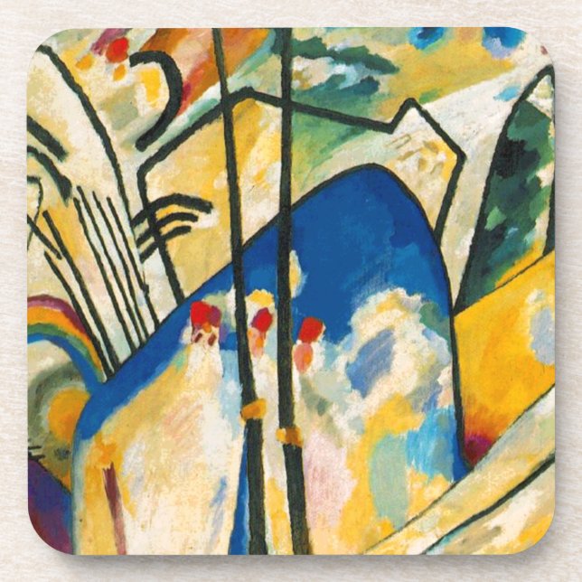 Kandinsky Composition IV Coaster (Front)