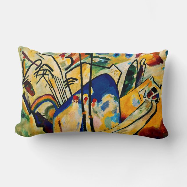 Kandinsky - Composition IV Lumbar Cushion (Front)