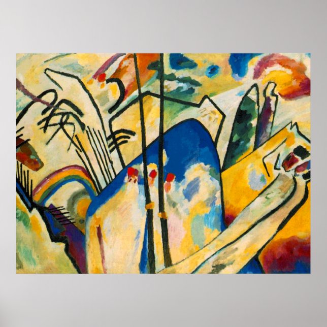 Kandinsky Composition IV Painting Art Poster (Front)