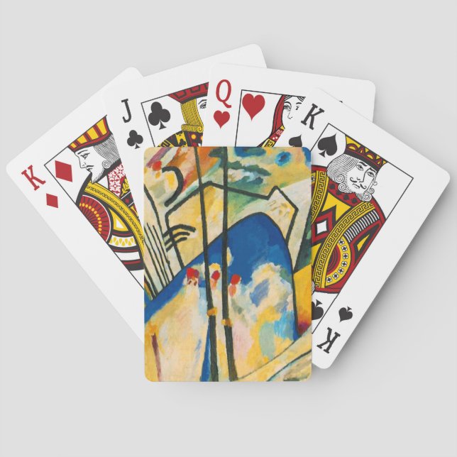 Kandinsky Composition IV Playing Cards (Back)