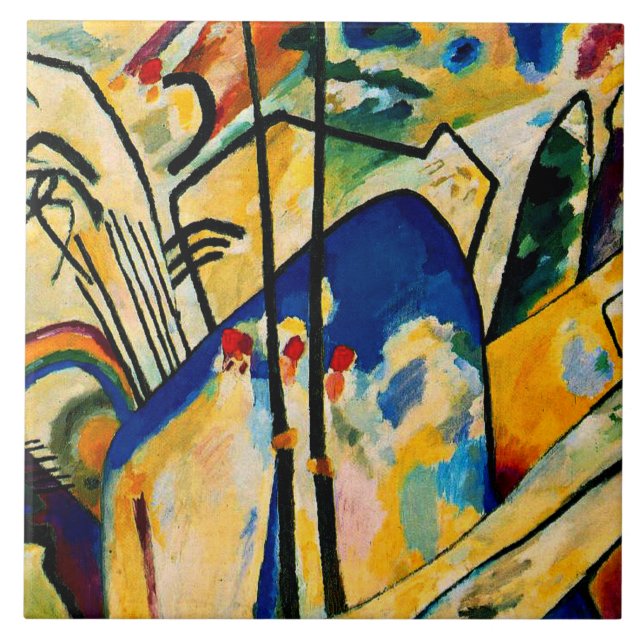 Kandinsky - Composition IV Tile (Front)